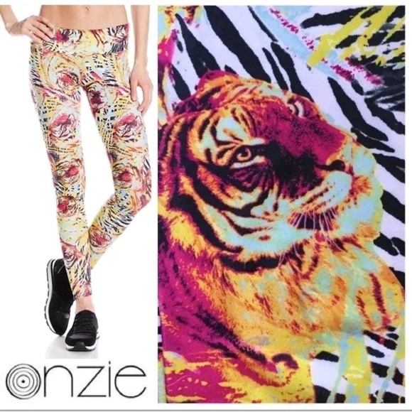 Onzie BengalTiger Capri M/L - Picture 2 of 8